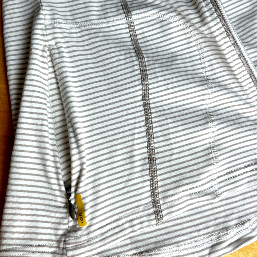 Lole Essential Striped Athletic Full-Zip Jacket - Picture 6 of 12